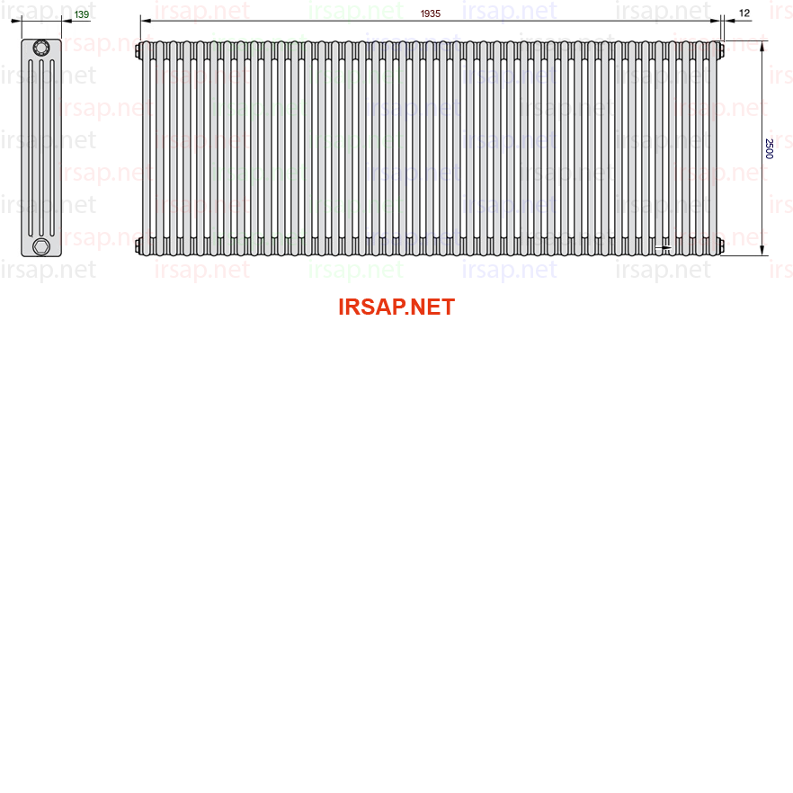 Радиатор IRSAP Tesi 42500/43 T14 CL 01